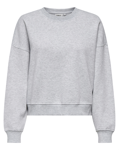 Only - ONLBest Crew Neck Sweatshirt - Light Grey Melange